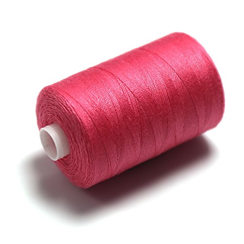 5X Nähgarn pink aus Polyester universell für die Nähmaschine 1000Y [914,4 m] 40/2 [120] von Schnoschi