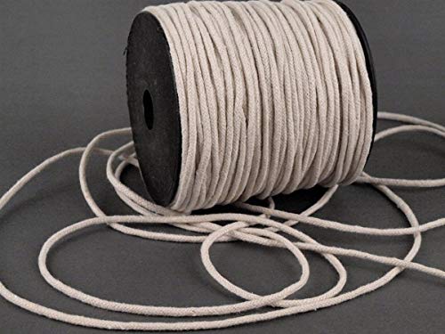 Docht Kerzendocht Flachdocht Runddocht Öllampe Kerze Öllampendocht 2 3 4 6 mm (3mm, 3 Meter) von Schnoschi