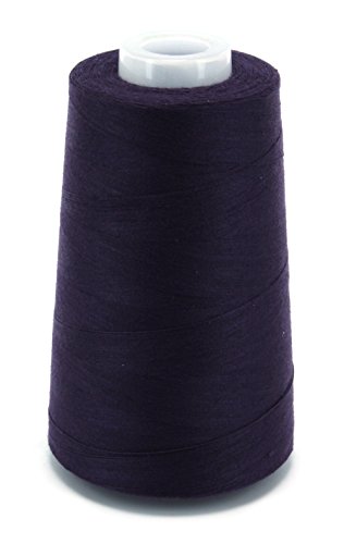 Schnoschi 1 Kone Overlockgarn 40/2 (120), 5000 Yard (4570 Meter), Nähgarn, aubergine von Schnoschi