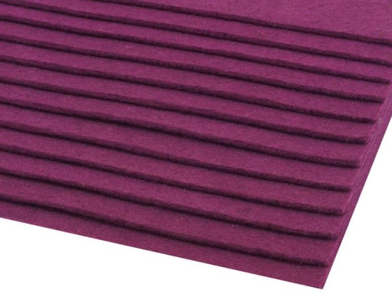 Schnoschi Bastelfilz 12 Filzplatten Bastelfilz Filz Farbmix 2-3 mm dick DIN A4 20x30 cm von Schnoschi