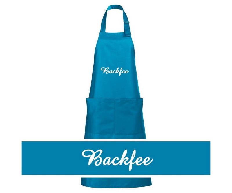 Schnoschi Kochschürze Hochwertige Küchenschürze mit Backfee bestickt, hochwertige Bestickung mit Backfee von Schnoschi