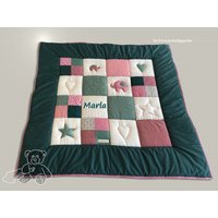 Krabbeldecke Mit Namen, Babydecke, Marla Patchworkdecke, Personalisiert Krabbeldecke Mit Namen, Babydecke, Marla Patchworkdecke, Personalisiert von SchnuckelGyde