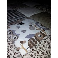 Krabbeldecke Mit Namen, Babydecke, Namen Max Patchworkdecke, Personalisiert von SchnuckelGyde