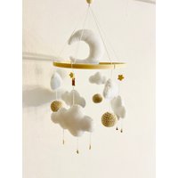 Baby Mobile Wolken Neutral von Schnullerteddy
