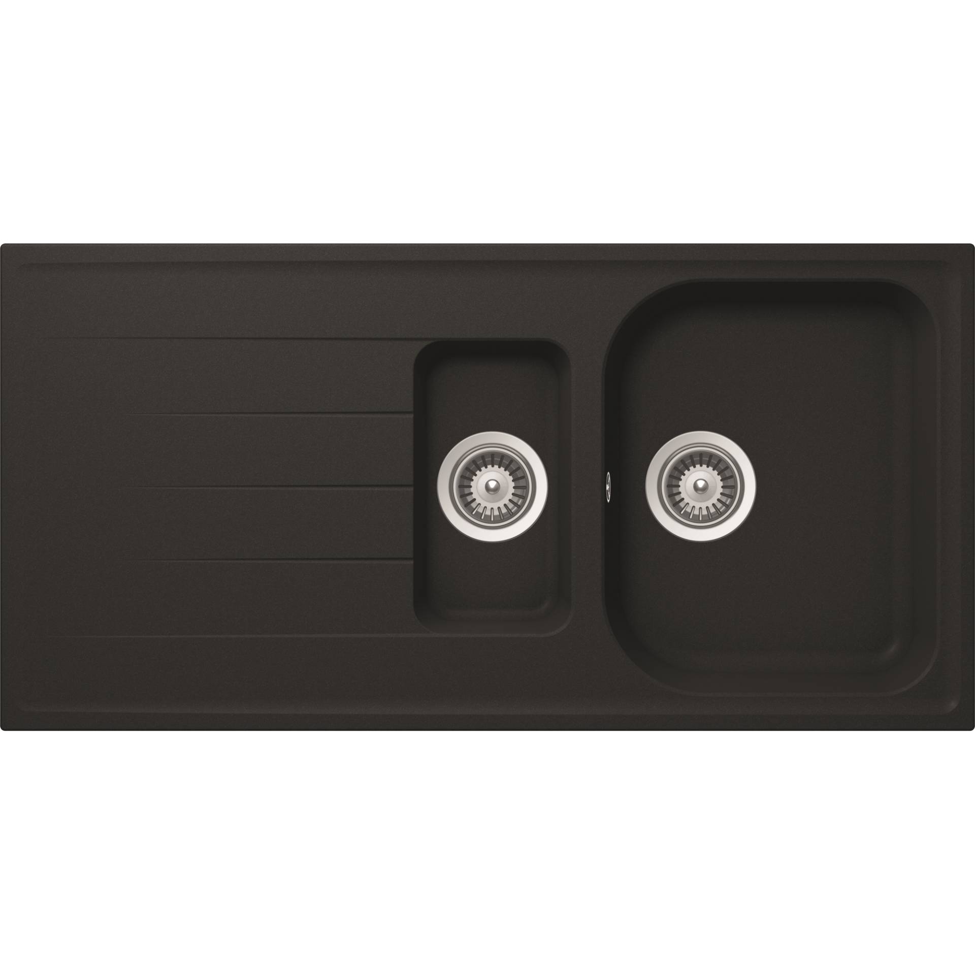 Rocasa Einbauspüle 'Estia 150' schwarz 1000 x 500 mm Rocasa Einbauspüle 'Estia 150' schwarz 1000 x 500 mm von Rocasa