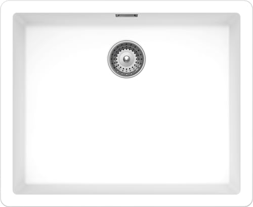 SCHOCK | Küchenspüle Greenwich N100L 1 Becken, Material Cristadur®, DAY Weiß matt, 556 x 456 mm von Schock