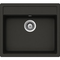 SCHOCK Küchenspüle, Nemo N-100 Asphalt, Granit | Komposit | Quarz, 57 x 51 - grau von Schock