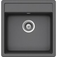 SCHOCK Küchenspüle, Nemo N-100S Croma, Granit | Komposit | Quarz, 49 x 51 - grau von Schock