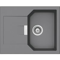 SCHOCK Küchenspüle »Manhattan D-100XS-A«, croma, rechteckig, Granit/Komposit-Kunststein/Quarzstein - grau von Schock