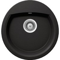 SCHOCK Küchenspüle »Manhattan R-100-A«, nero, rund, Granit/Komposit-Kunststein/Quarzstein - schwarz von Schock