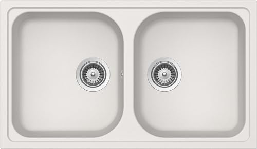 SCHOCK | Küchenspüle Lithos N200 2 Becken, Material Cristalite® New Alumina, 860 x 500 mm von Schock