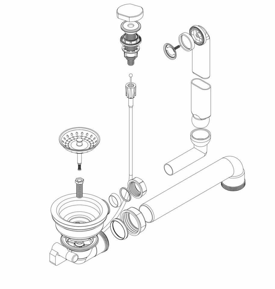 Schock Einbauspüle SCHOCK 629313PD Premium Ab- und Überlaufgarnitur für Mono N-100 Schock Einbauspüle SCHOCK 629313PD Premium Ab- und Überlaufgarnitur für Mono N-100 von Schock