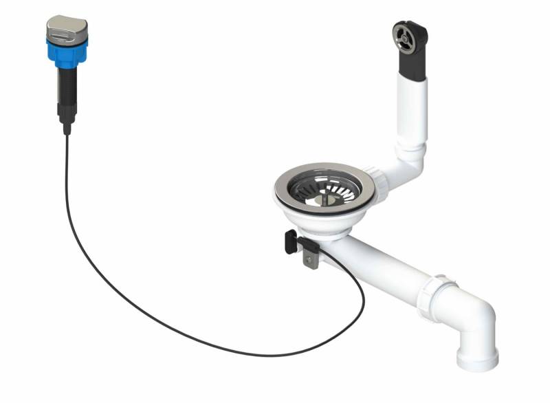 Schock Einbauspüle Schock Ablaufgarnitur, Korbventil und Excenter, Formhaus, Lithos von Schock