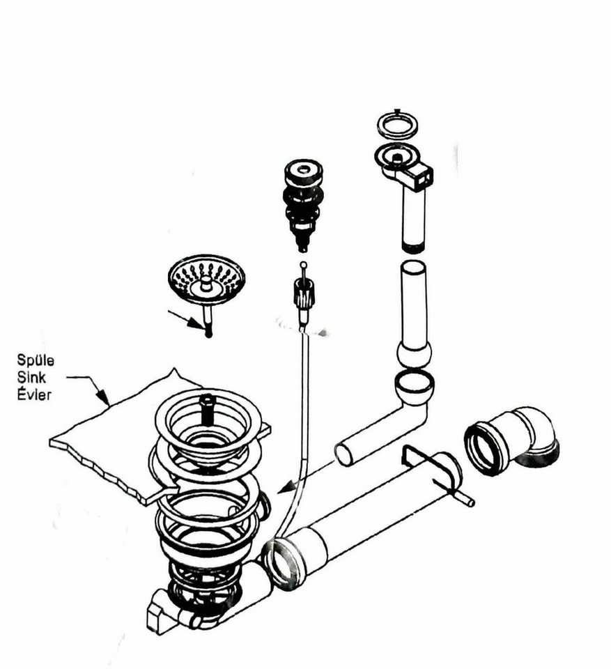 Schock Einbauspüle Schock Ablaufgarnitur mit Ablauffernbedienung Schock Einbauspüle Schock Ablaufgarnitur mit Ablauffernbedienung von Schock