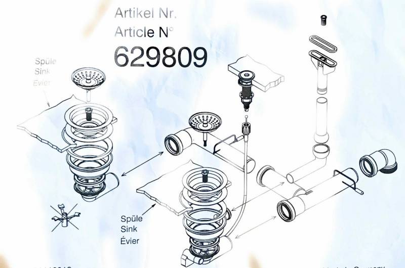Schock Einbauspüle Schock Ablaufgarnitur mit Ablauffernbedienung Schock Einbauspüle Schock Ablaufgarnitur mit Ablauffernbedienung von Schock