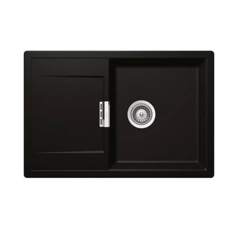 Schock Granitspüle Schock Cristadur Mono D-100 U Green Line Night NGT Exzenterbedienung, 0/0 cm von Schock