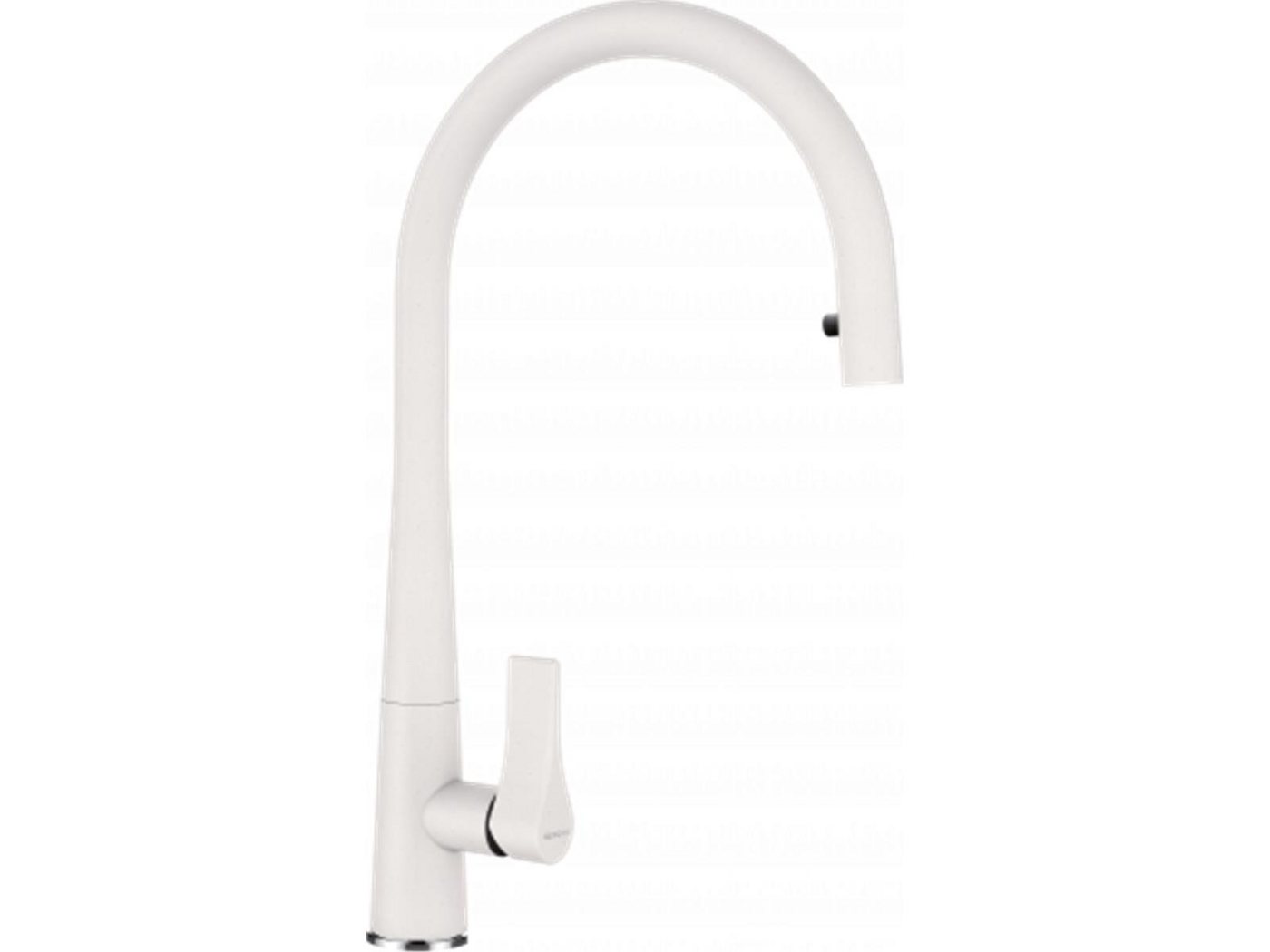 Schock Küchenarmatur Armatur Gota 521120W, Weiß, Hochdruck, Ausziehbarer Auslauf von Schock