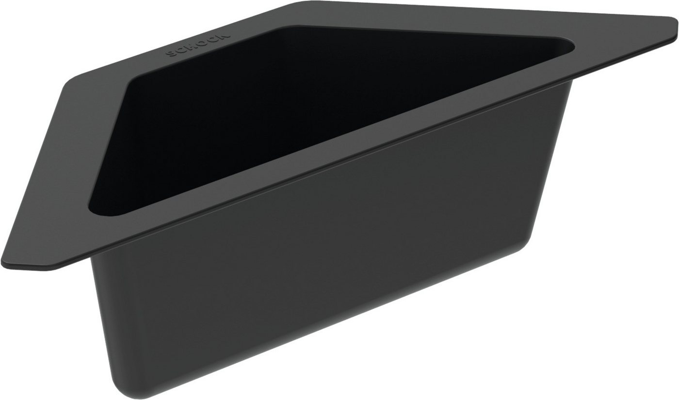 Schock Schale Resteschale, Eckschale, Kunststoff, aus Kunststoff in schwarz Schock Schale Resteschale, Eckschale, Kunststoff, aus Kunststoff in schwarz von Schock