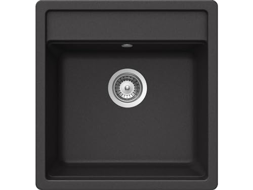 SCHOCK Küchenspüle Nemo N-100S in Nero I kompakte Granitspüle für 50 cm Unterschrank I robustes, pflegeleichtes Cristalite I geräumiges Becken für mehr Komfort I Design-Spüle mit Excenterbedienung SCHOCK Küchenspüle Nemo N-100S in Nero I kompakte Granitspüle für 50 cm Unterschrank I robustes, pflegeleichtes Cristalite I geräumiges Becken für mehr Komfort I Design-Spüle mit Excenterbedienung von Schock