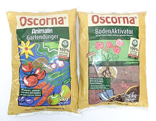 Schock´s Hobbygärtner Combi Oscorna Animalin 5kg+ Oscorna Bodenaktivator 5kg von Schock