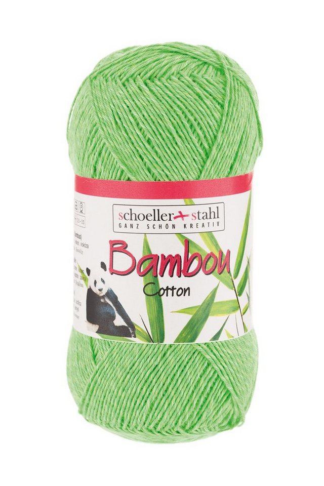 Schoeller + Stahl Garn Bambou Cotton Häkelwolle, 400,00 m, 14 klassische und leuchtende Farben von Schoeller + Stahl