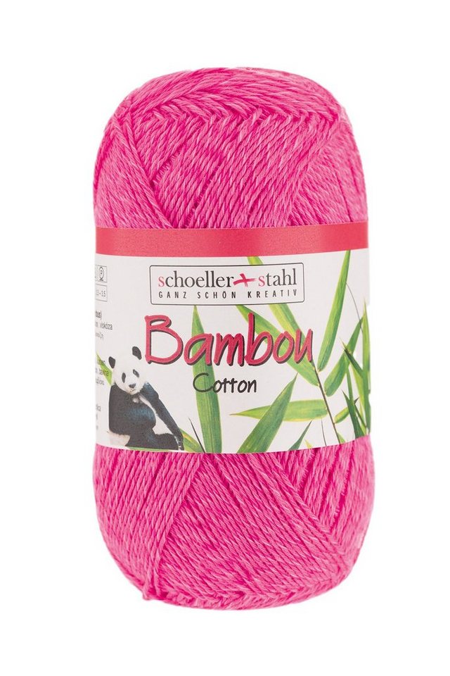Schoeller + Stahl Garn Bambou Cotton Häkelwolle, 400,00 m, 14 klassische und leuchtende Farben von Schoeller + Stahl