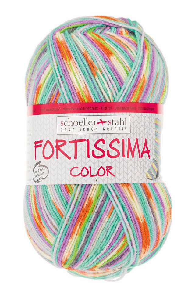 Schoeller + Stahl Fortissima Socka 4-fach Color Häkelwolle, 420 m, pflegeleicht, formstabil und hoher Tragekomfort von Schoeller + Stahl