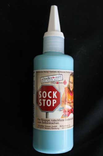 Sock Stop flüssige Sockensohle Latexmilch Schoeller + Stahl 100 ml Farbe 010-türkis von Schoeller&Stahl