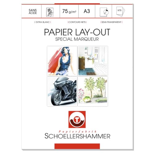 Schoellershammer Manga Art Paper Layout-Papier-Block, spezial, A3 von Schoellershammer