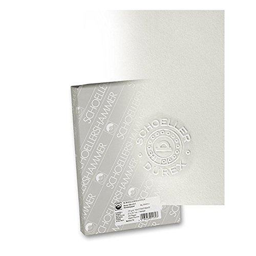 Schoellershammer Weißes Zeichenpapier Duria, Matt, A4, 200 g/m², 100 Blatt von Schoellershammer