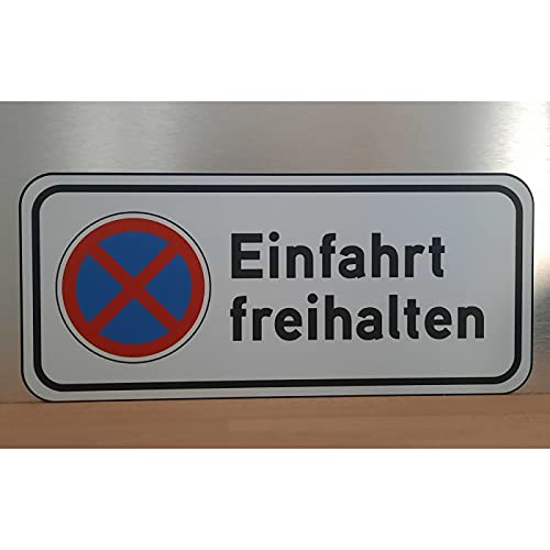 Schön und Wieder Hinweisschilder | Einfahrtschilder | Warnschilder | Verschiedene Designs | Aus ALU-Verbund Einfahrt freihalten von Schön und Wieder