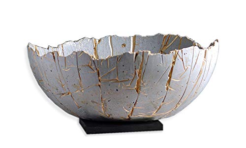 Designer-Schale aus Feinzement, 27cm Durchmesser, Unikat, Handarbeit, Made in Germany Designer-Schale aus Feinzement, 27cm Durchmesser, Unikat, Handarbeit, Made in Germany von Schönbeck Design