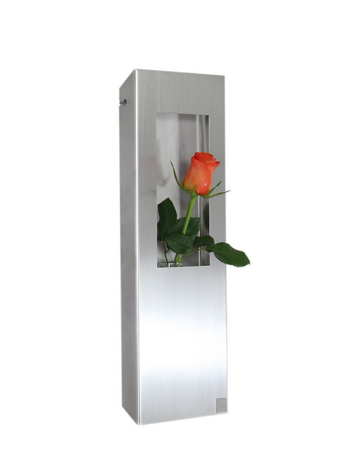 Schönbeck Design Dekovase Looky Looky, Dekorative Vase aus Edelstahl und Glas von Schönbeck Design