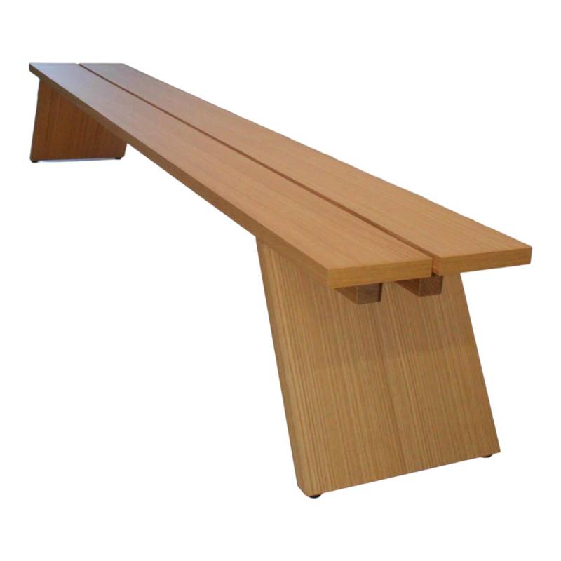 Bank Bench .770 Massivholz Eiche Natur Lackiert von Schönbuch