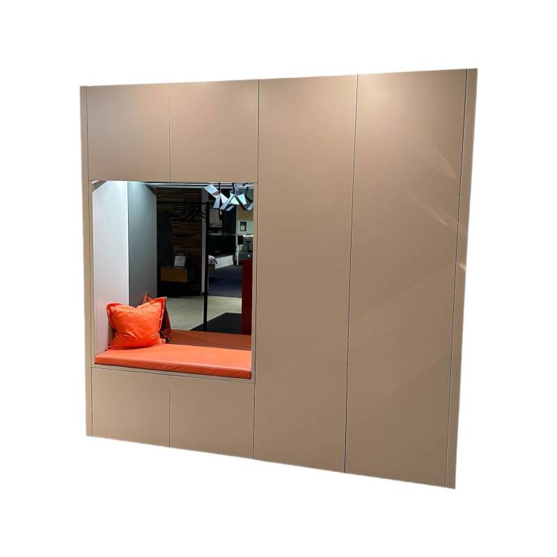 Einbaugarderobe Cabin Lack Rosenholz Fachböden Melamin Beschichtet Dunkelgrau In... Einbaugarderobe Cabin Lack Rosenholz Fachböden Melamin Beschichtet Dunkelgrau In... von Schönbuch