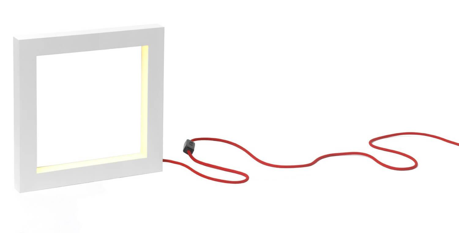 Rahmenleuchte Frame Klein Pulverbeschichtet Weiß Rahmenleuchte Frame Klein Pulverbeschichtet Weiß von Schönbuch