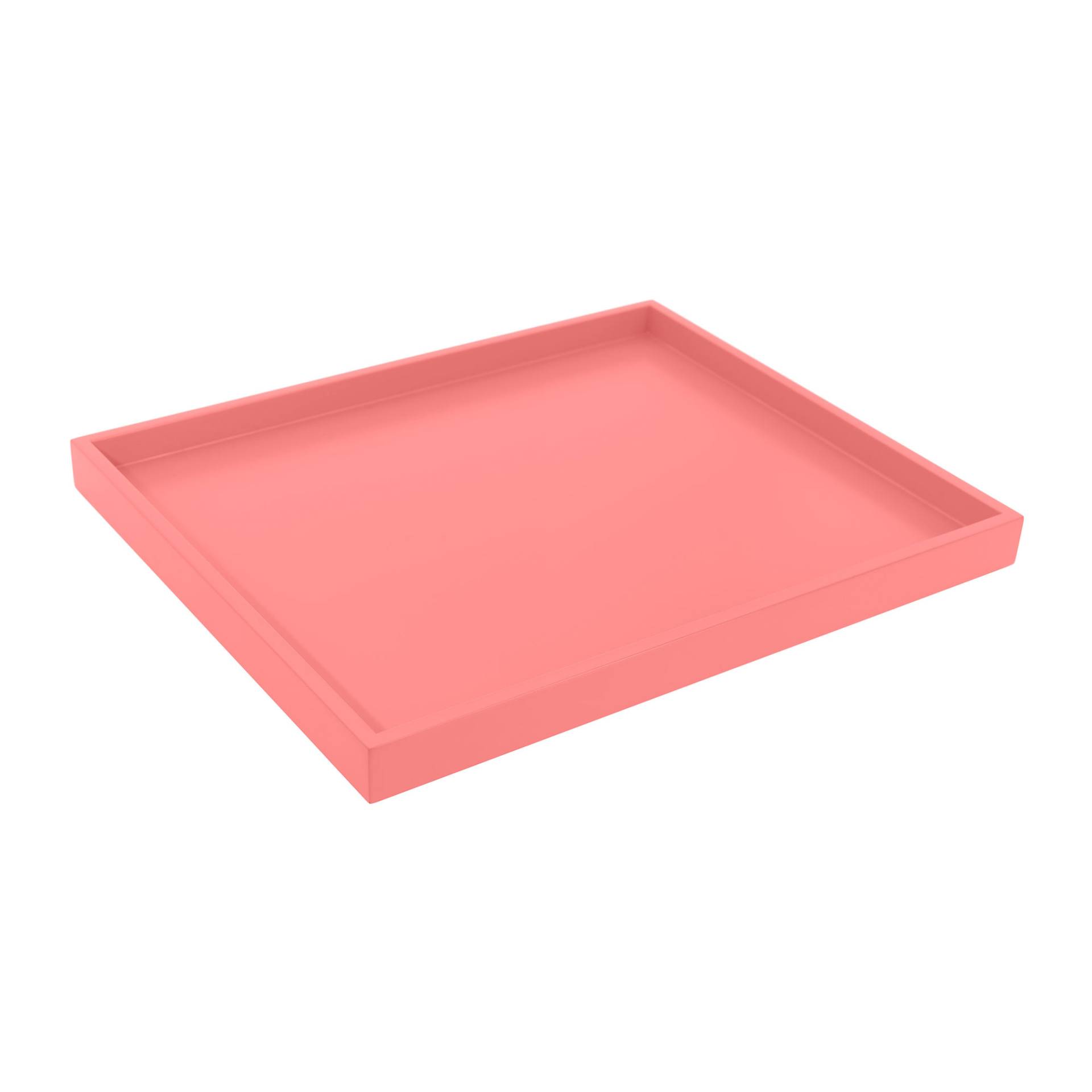 Schönbuch - Tray Little Tablett - flamingo pink /lackiert/BxHxT 30x3x36,5cm von Schönbuch