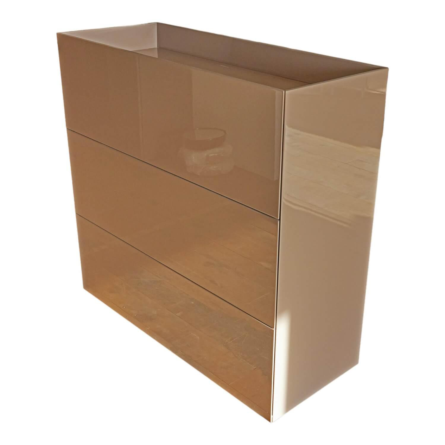 Sideboard Hesperide Dyo Lack Kakao Braun Hochglanz 110 von Schönbuch