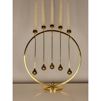 Asmussen Hamlet Design Kerzenhalter 1970 24 Karat Jahresring von SchoenealteDinge