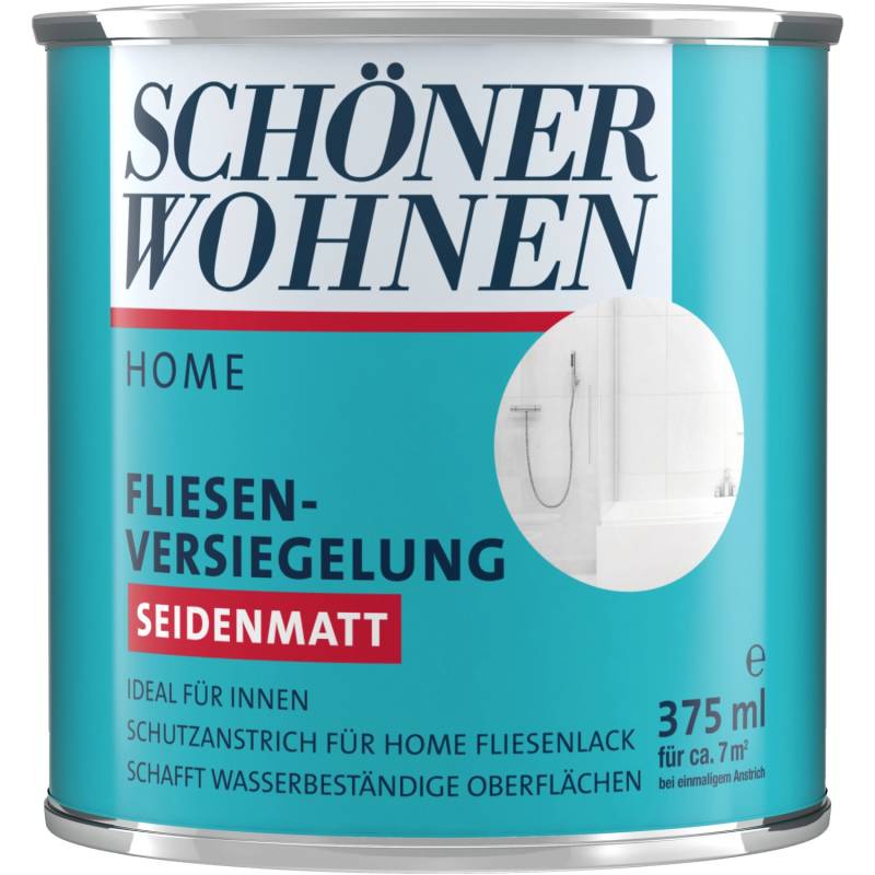 Schöner Wohnen Home Fliesenversiegelung Transparent seidenmatt 375 ml von SCHÖNER WOHNEN-Farbe