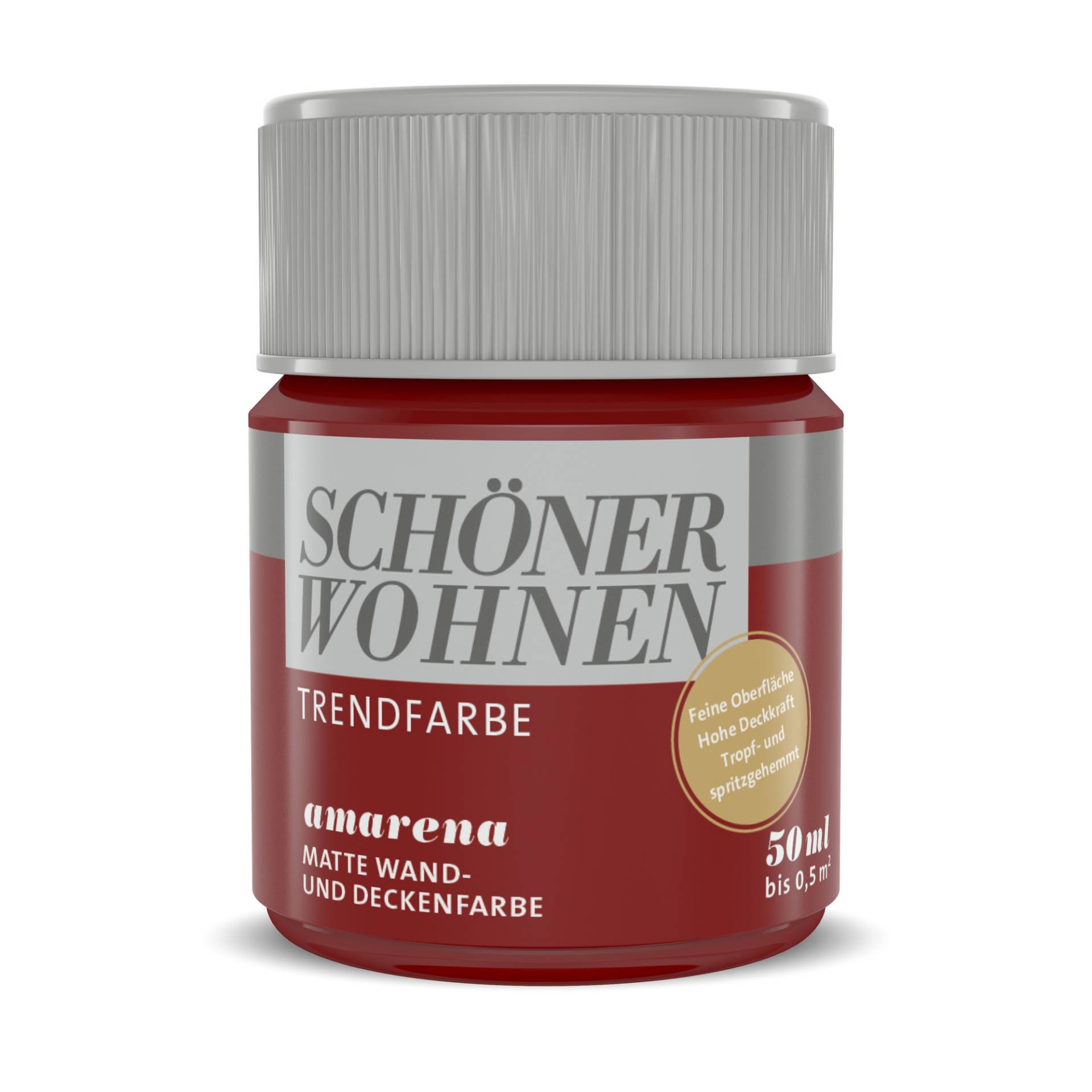Schöner Wohnen Farbe Trendfarbe 'Amarena' kirschrot matt 50 ml Schöner Wohnen Farbe Trendfarbe 'Amarena' kirschrot matt 50 ml von Schöner Wohnen Farbe