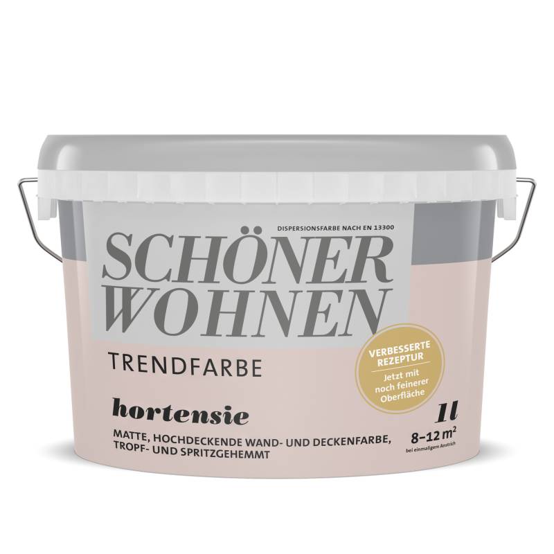 Schöner Wohnen Farbe Trendfarbe 'Hortensie' altrosa matt 1 l Schöner Wohnen Farbe Trendfarbe 'Hortensie' altrosa matt 1 l von Schöner Wohnen Farbe