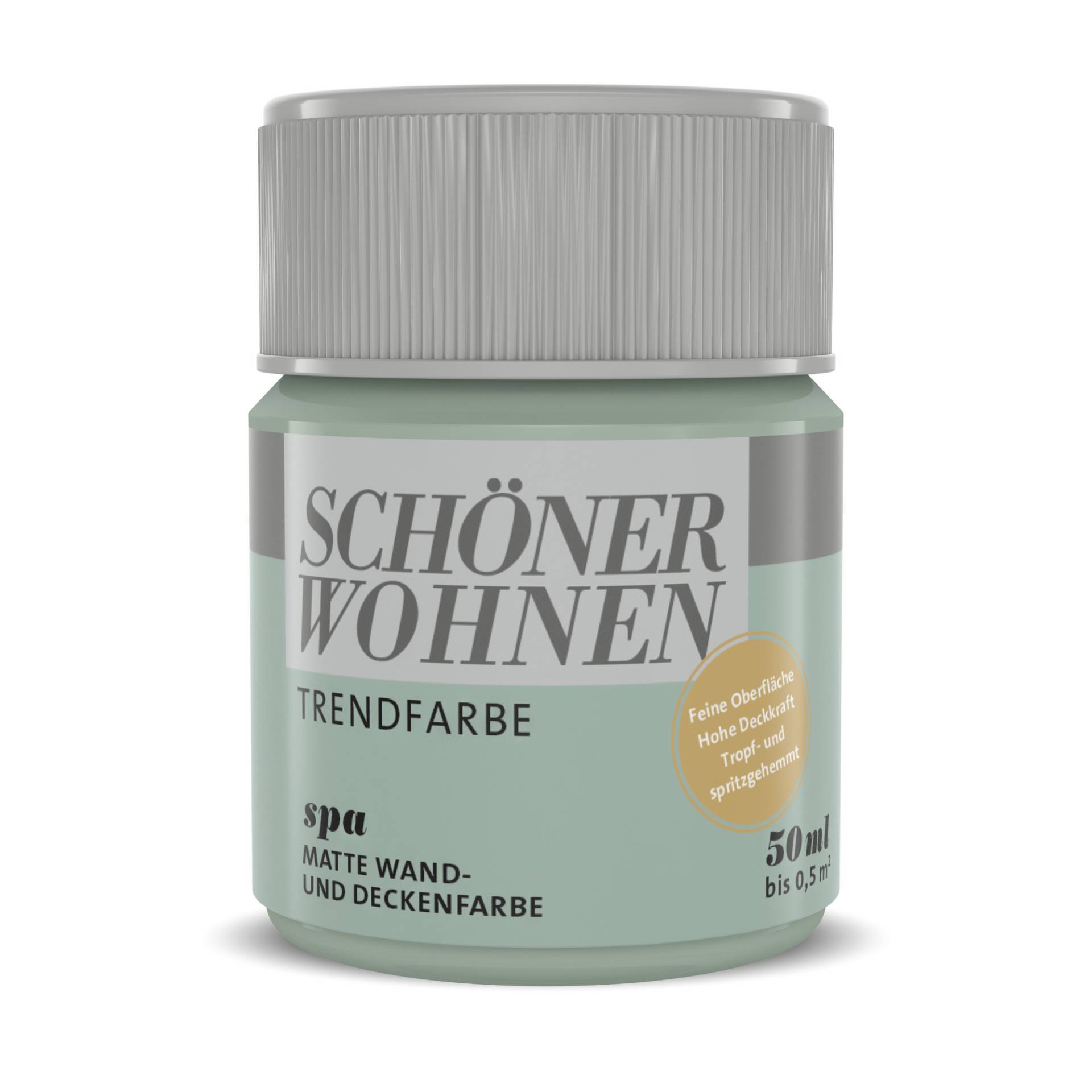 Schöner Wohnen Farbe Trendfarbe 'Spa' graugrün matt 50 ml Schöner Wohnen Farbe Trendfarbe 'Spa' graugrün matt 50 ml von Schöner Wohnen Farbe