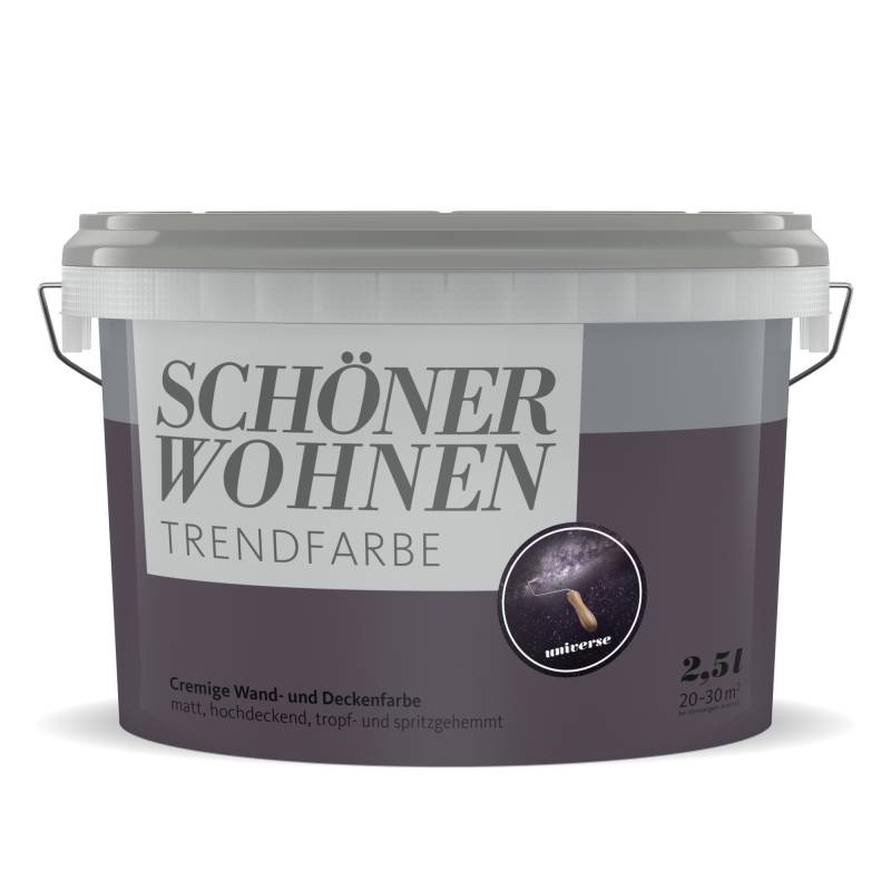 Schöner Wohnen Farbe Trendfarbe 'Universe' violett matt 2,5 l Schöner Wohnen Farbe Trendfarbe 'Universe' violett matt 2,5 l von Schöner Wohnen Farbe