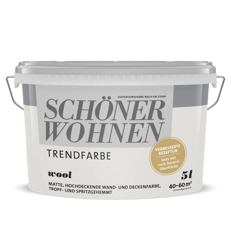 Schöner Wohnen Farbe Trendfarbe 'Wool' wollweiß matt 5 l Schöner Wohnen Farbe Trendfarbe 'Wool' wollweiß matt 5 l von Schöner Wohnen Farbe