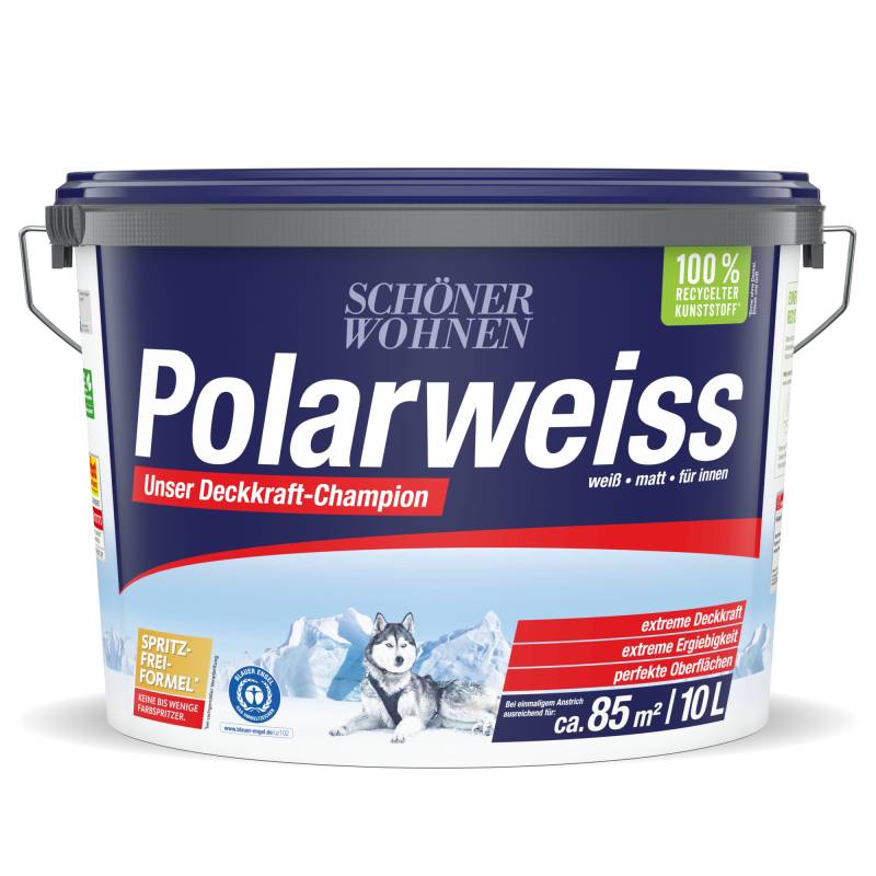 Schöner Wohnen Farbe Wandfarbe 'Polarweiß' matt 10 l Schöner Wohnen Farbe Wandfarbe 'Polarweiß' matt 10 l von Schöner Wohnen Farbe