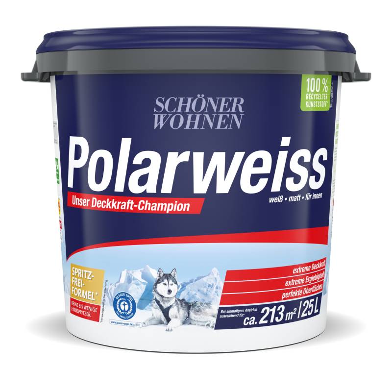 Schöner Wohnen Farbe Wandfarbe 'Polarweiß' matt 25 l Schöner Wohnen Farbe Wandfarbe 'Polarweiß' matt 25 l von Schöner Wohnen Farbe