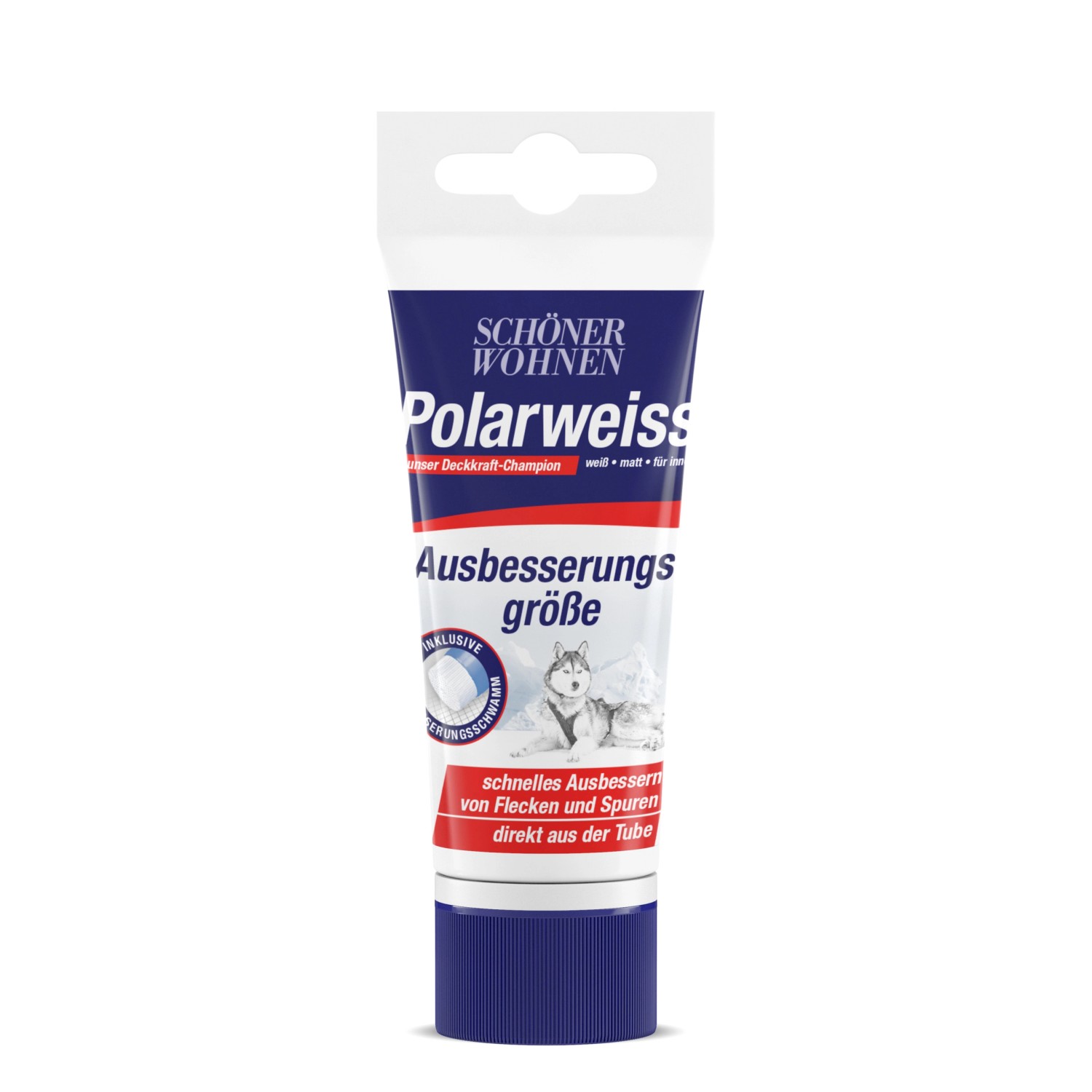 Schöner Wohnen Polarweiss Ausbesserungsgröße Tube 50 ml von SCHÖNER WOHNEN-Farbe