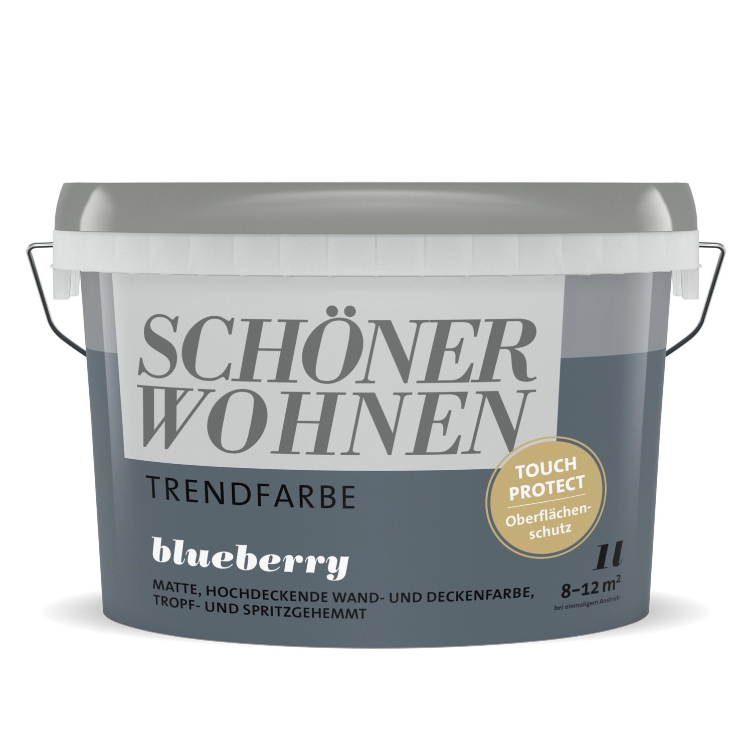 Schöner Wohnen Trendfarbe Blueberry matt 1 l von SCHÖNER WOHNEN-Farbe