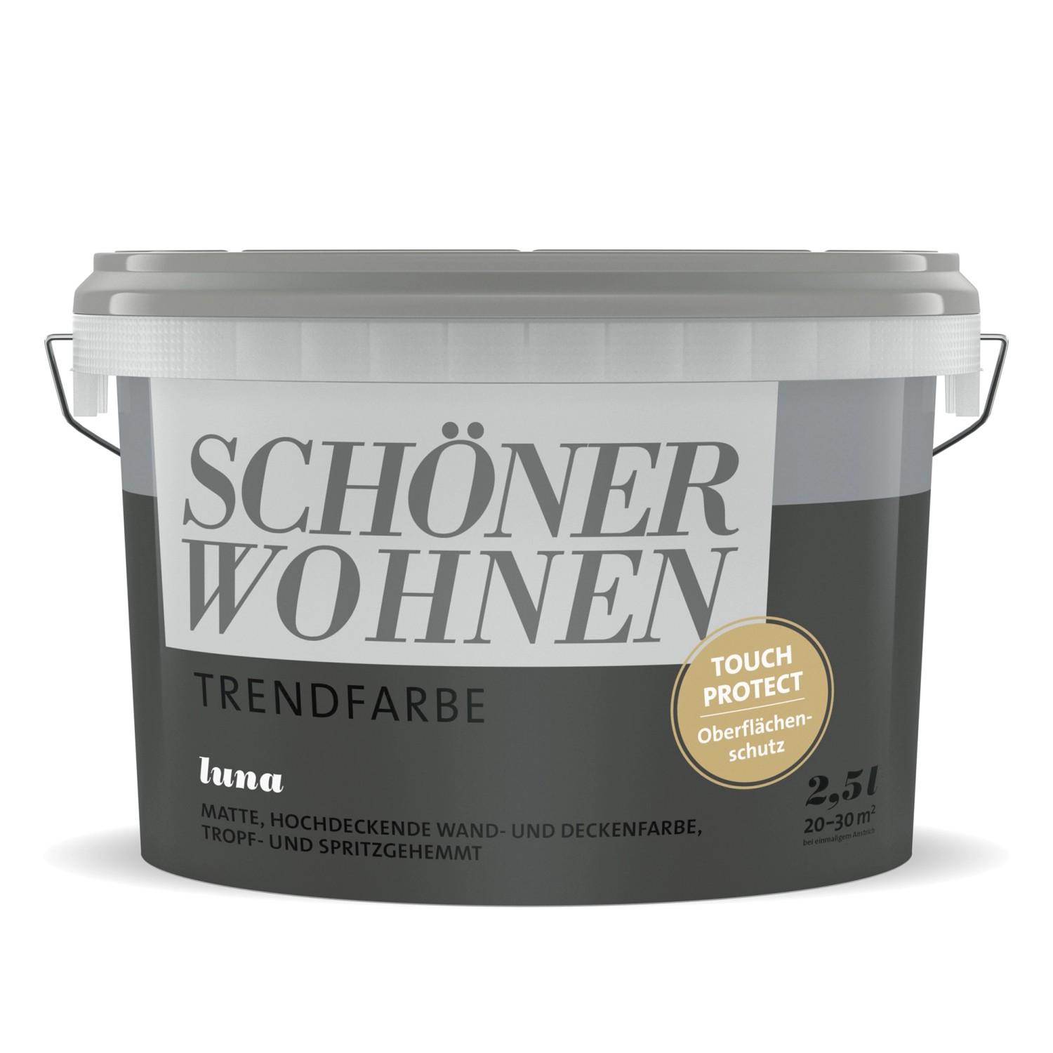 Schöner Wohnen Trendfarbe Luna matt 2,5 l von SCHÖNER WOHNEN-Farbe